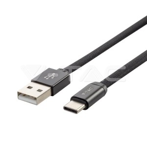 1 M Type C USB Кабел Черен - Ruby Серия
