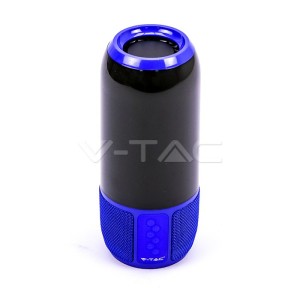 2*3W LED Лампа Колона USB + TF Слот Синя 