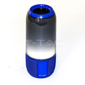 2*3W LED Лампа Колона USB + TF Слот Синя 