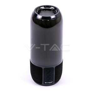 2*3W LED Лампа Колона USB + TF Слот Черна   
