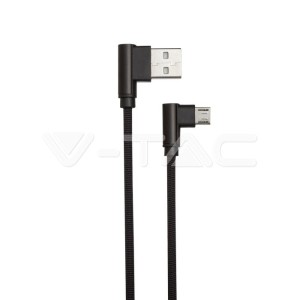 1 M Micro USB Кабел Черен - Diamond Серия 