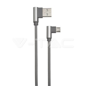 1 M Micro USB Кабел Сив - Diamond Серия 