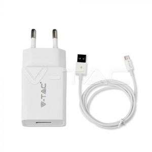 Сет За Бързо Зареждане Micro USB Бял 