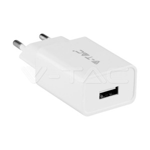 Зарядно 2.1А Type-C  Кабел Бяло