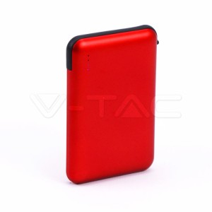 Външна Батерия 5K Mah Дисплей Червена   