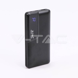 Външна Батерия 10K Mah Дисплей USB Type C Черна 