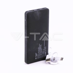 Външна Батерия 10K Mah Дисплей USB Type C Бяла 
