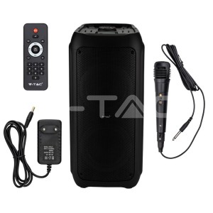 35W Колона С 1 Жичен Микрофон RF Контрол  2*6.5inch 