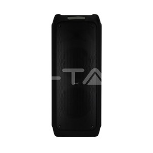 100W Колона С 1 Жичен Микрофон RF Контрол  2*10inch 