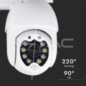 IP WIFI Куполна Камера P09-8 IP65 Въртяща 