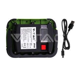 10W LED Прожектор SAMSUNG ЧИП Презаредим USB  IP44 4000K