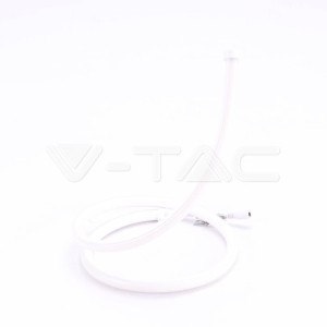 12W LED Настолна Лампа Извита Кабел - Ключ 3000К Бяла   
