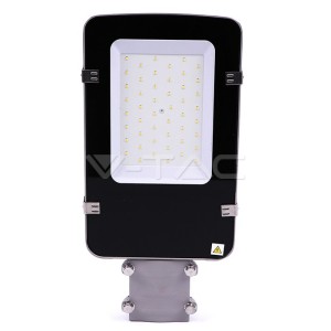 LED Улична Лампа SAMSUNG ЧИП - 30W A++  Сиво Тяло 6400К