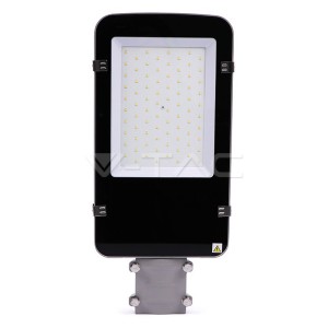 LED Улична Лампа SAMSUNG ЧИП - 50W A++  Сиво Тяло 4000К
