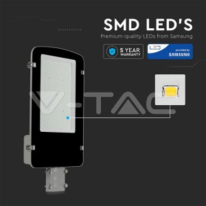 LED Улична Лампа SAMSUNG ЧИП - 30W A++  Сиво Тяло 4000К