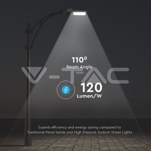 LED Улична Лампа SAMSUNG ЧИП - 150W A++  Сиво Тяло 6400К