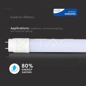 LED Пура SAMSUNG ЧИП - 120см 18W A++ G13 Нано Пластик 4000К 