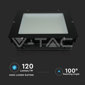 510W LED Прожектор SAMSUNG ЧИП SMD SLIM Черно Тяло 6400К 120LM/W