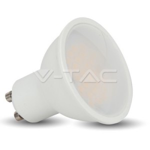 LED Крушка - 5W GU10 SMD Пластик  3000K 110° 