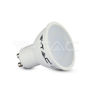 LED Крушка - 5W GU10 SMD Пластик  4000K 110° 