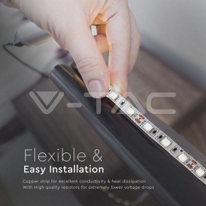 LED Лента SMD5050 - 60/1 Топло Бяла Невлагозащитена