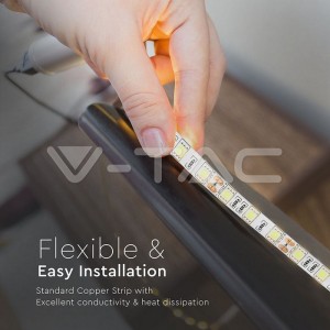 LED Лента SMD5050 - 60/1 Бяла IP65 