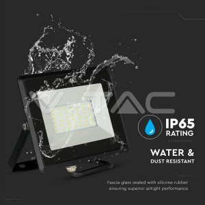 50W LED Прожектор Е-Series Черно Тяло 4000K 