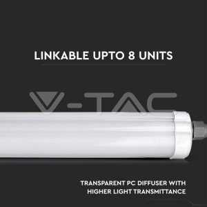 LED Влагозащитено тяло AL/PC G-Серия 1200mm 36W 4500K 