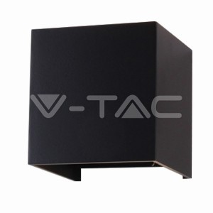 6W Аплик Черно Тяло Квадрат IP65 3000K 