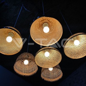 LED Крушка - 9W E27 A60 Термо Пластик 4000K 3Бр/Сет                            