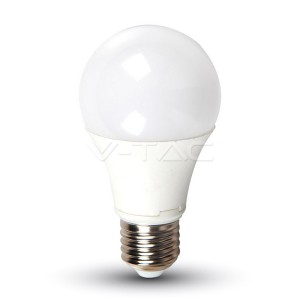 LED Крушка - 9W E27 A60 Термо Пластик 2700K                            