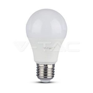 LED Крушка - 9W E27 A60 Термо Пластик 6400K                            