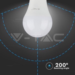LED Крушка - 11W E27 A60  Пластик 4000K                           