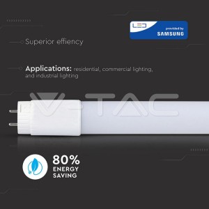 LED Пура SAMSUNG ЧИП - 60см 9W G13 Нано Пластик Ротация А++ 4000К