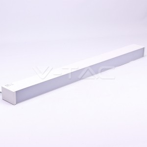LED Линейно Осветление SAMSUNG ЧИП - 60W Висящо  Бяло Тяло 4000К 1200x75x105mm