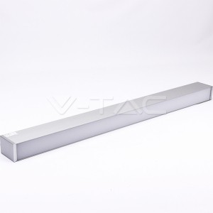 LED Линейно Осветление SAMSUNG ЧИП - 60W Висящо Сиво Тяло 4000К 1200x75x105mm