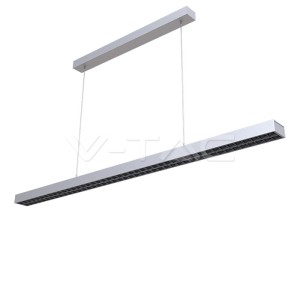 LED Линейно Осветление SAMSUNG ЧИП - 60W Висящо Без Свързване Бяло 4000К 1179x64x35mm