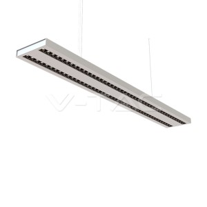 LED Линейно Осветление SAMSUNG ЧИП - 60W Висящо Свързване Сиво 4000К 1190x160x30mm