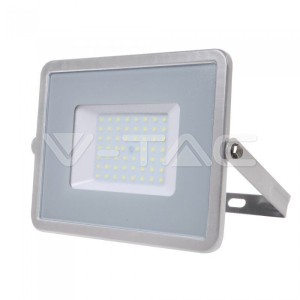 50W LED Прожектор SAMSUNG ЧИП SMD SLIM Сиво Тяло 6400К 120LM/W