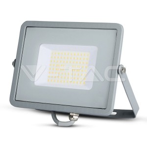 50W LED Прожектор SAMSUNG ЧИП SMD SLIM Сиво Тяло 4000К 120LM/W