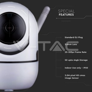 WIFI IP Камера 1080P Функция Авто Проследяване 