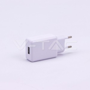 USB QC3.0 Адаптер 2бр Блистер Бял 