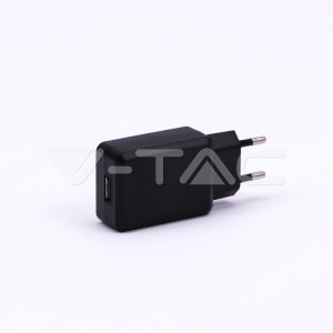 USB QC3.0 Адаптер 2бр Блистер Черен  