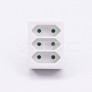 3 Щепсел Разклонител Мини 10А 250V