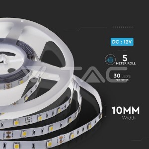 LED Лента SMD5050 - 30/1 Бяла Невлагозащитена 