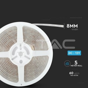 LED Лента SMD3528 - 60/1  Бяла IP65 