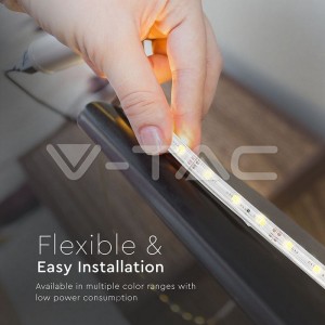 LED Лента SMD3528 - 60/1  Бяла IP65 