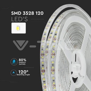 LED Лента SMD3528 - 120/1 Бяла IP65