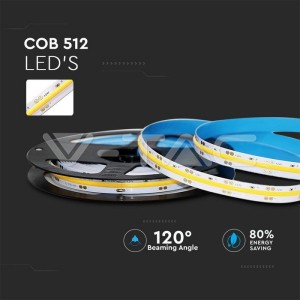 LED COB Лента 24V IP20 6000K 512 Leds 12W/m