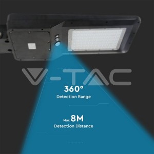 40W Улична Лампа Соларна Черно Тяло  4000К 120LM/W